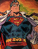 Superman 1990 57x47 Original Painting by John Stango - 1