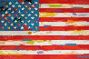 American Flag  2000 33x21 Original Painting by John Stango - 0