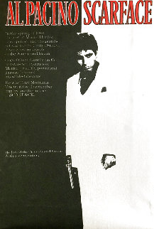Al Pacino Scarface Unique 32x22 Original Painting - John Stango Al Pacino Scarface Unique 32x22 Original Painting - John Stango