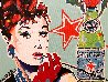 Audrey Hepburn Pellegrino 2018 34x41 - Huge Original Painting by John Stango - 2