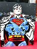 Superman 1990  - Huge - 49x39 Original Painting by John Stango - 1