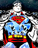 Superman 1990  - Huge - 49x39 Original Painting by John Stango - 0