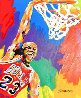 Chicago Bulls Michael Jordan 28x20 Original Painting by John Stango - 0