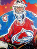 Patrick Roy 1999 48x36 - Huge - Hockey Original Painting by John Stango - 3