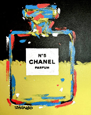 Untitled Chanel Still Life 2004 30x26 Original Painting - John Stango