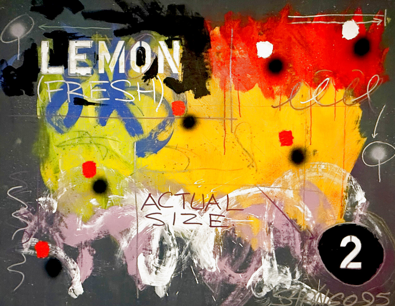 Untitled Abstract 1994 Mixed Media on Canvas by John Stango - For Sale ...