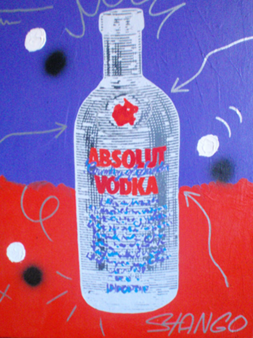 Absolute Vodka 30x23 Original Painting by John Stango Absolute Vodka 30x23 Original Painting by John Stango