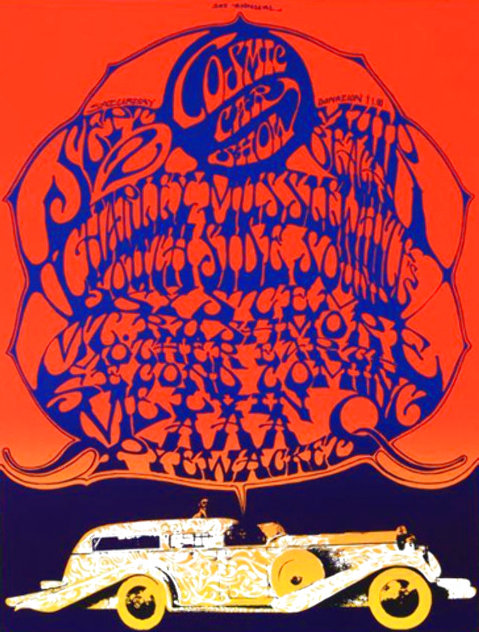 Cosmic Carshow Limited Edition Print by Stanley Mouse