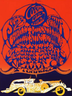 Cosmic Car Show Limited Edition Print - Stanley Mouse Cosmic Car Show Limited Edition Print - Stanley Mouse