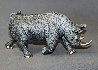 Black Rhinoceros Bronze Sculpture 2016 17 in Sculpture by Barry Stein - 1