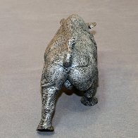 Black Rhinoceros Bronze Sculpture 2016 17 in Sculpture by Barry Stein - 5