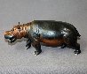 Hippopotamus Bronze Sculpture 2016 16 in Sculpture by Barry Stein - 2