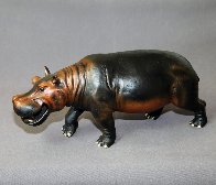 Hippopotamus Bronze Sculpture 2016 16 in Sculpture by Barry Stein - 2 Hippopotamus Bronze Sculpture 2016 16 in Sculpture by Barry Stein - 2