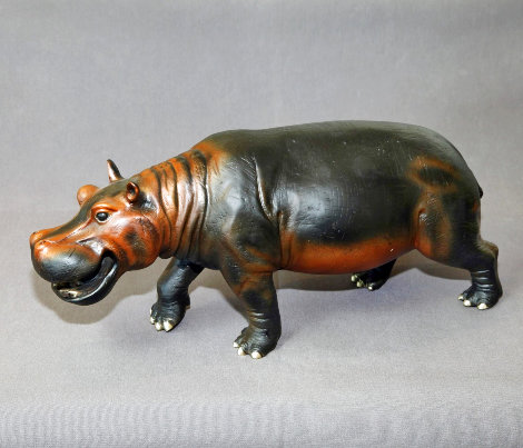 Hippopotamus Bronze Sculpture 2016 16 in Sculpture - Barry Stein