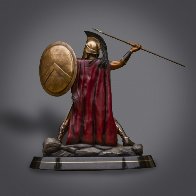 Bronze Spartan Warrior King Leonidas Prepare For Glory Sculpture 2016 26 in Sculpture by Barry Stein - 2 Bronze Spartan Warrior King Leonidas Prepare For Glory Sculpture 2016 26 in Sculpture by Barry Stein - 2