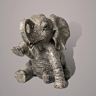 Gaia, The Baby Elephant Bronze Sculpture 2020 9 in Sculpture by Barry Stein - 0 Gaia, The Baby Elephant Bronze Sculpture 2020 9 in Sculpture by Barry Stein - 0