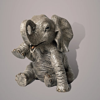 Gaia, The Baby Elephant Bronze Sculpture 2020 9 in Sculpture - Barry Stein Gaia, The Baby Elephant Bronze Sculpture 2020 9 in Sculpture - Barry Stein