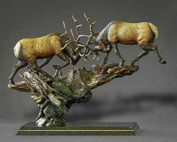 Royal Conflict Bronze Sculpture 2015 38x30 Sculpture - Barry Stein Royal Conflict Bronze Sculpture 2015 38x30 Sculpture - Barry Stein