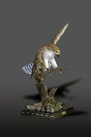Red-Tailed Hawk Bronze Sculpture 2016 40x36 Sculpture by Barry Stein - 2 Red-Tailed Hawk Bronze Sculpture 2016 40x36 Sculpture by Barry Stein - 2