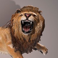 Lion Bronze Sculpture AP 2015 17x12 Sculpture by Barry Stein - 1 Lion Bronze Sculpture AP 2015 17x12 Sculpture by Barry Stein - 1