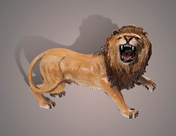 Lion Bronze Sculpture AP 2015 17x12 Sculpture - Barry Stein Lion Bronze Sculpture AP 2015 17x12 Sculpture - Barry Stein