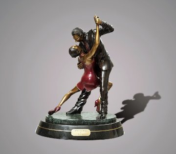 Tango Dancers Bronze Scupture 2015 18 in  Sculpture - Barry Stein