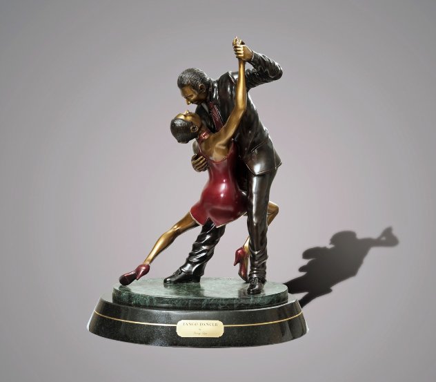 Tango Dancers Bronze Scupture 2015 18 in Sculpture by Barry Stein