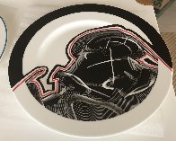 Vortex Engraving Charger Ceramic Plate #1-#12   2000 Limited Edition Print by Frank Stella - 4