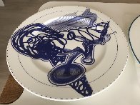 Vortex Engraving Charger Ceramic Plate #1-#12   2000 Limited Edition Print by Frank Stella - 1