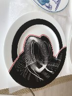 Vortex Engraving Charger Ceramic Plate #1-#12   2000 Limited Edition Print by Frank Stella - 10