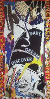 Dare Dream Discover Poster 1991 HS Limited Edition Print by Frank Stella - 2 Dare Dream Discover Poster 1991 HS Limited Edition Print by Frank Stella - 2