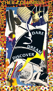 Dare Dream Discover Poster 1991 HS Limited Edition Print - Frank Stella