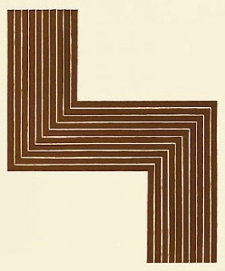 Ophir, From Copper Series 1970 Limited Edition Print by Frank Stella Ophir, From Copper Series 1970 Limited Edition Print by Frank Stella