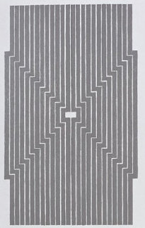 Six Mile Bottom, From the Aluminum Series 1970 Limited Edition Print - Frank Stella Six Mile Bottom, From the Aluminum Series 1970 Limited Edition Print - Frank Stella