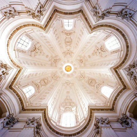 Dome #20106 San’ivo Alla Sapienza 1997 - Rome, Italy Photography - David Stephenson