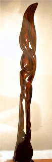 Flames of Life Wood Sculpture 1998 78 in Sculpture - Steve Turnbull