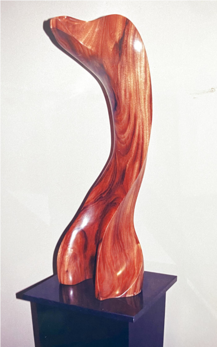 Eagle Koa  Wood Sculpture  Unique <br /> 2003 30 in Sculpture by Steve Turnbull