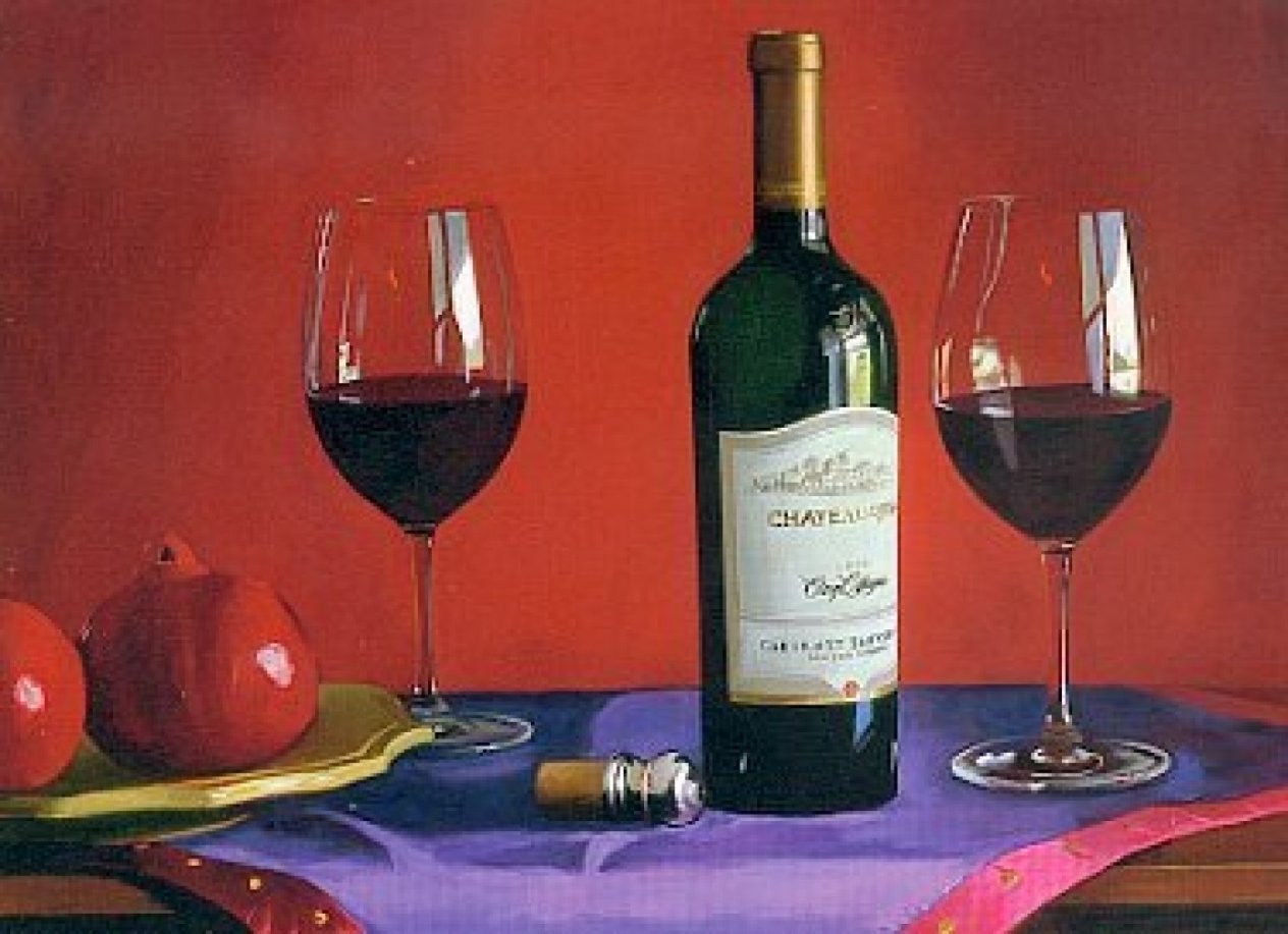 Cinq Cepages 2004 30x40 Huge By Thomas Stiltz For Sale On Art Brokerage