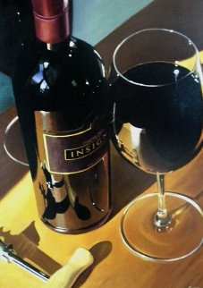 A Big Cabernet 2005 40x30 Super Huge Original Painting - Thomas Stiltz A Big Cabernet 2005 40x30 Super Huge Original Painting - Thomas Stiltz