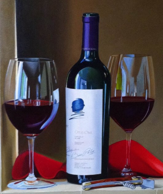 Opus One 2009 46x36 Original Painting by Thomas Stiltz