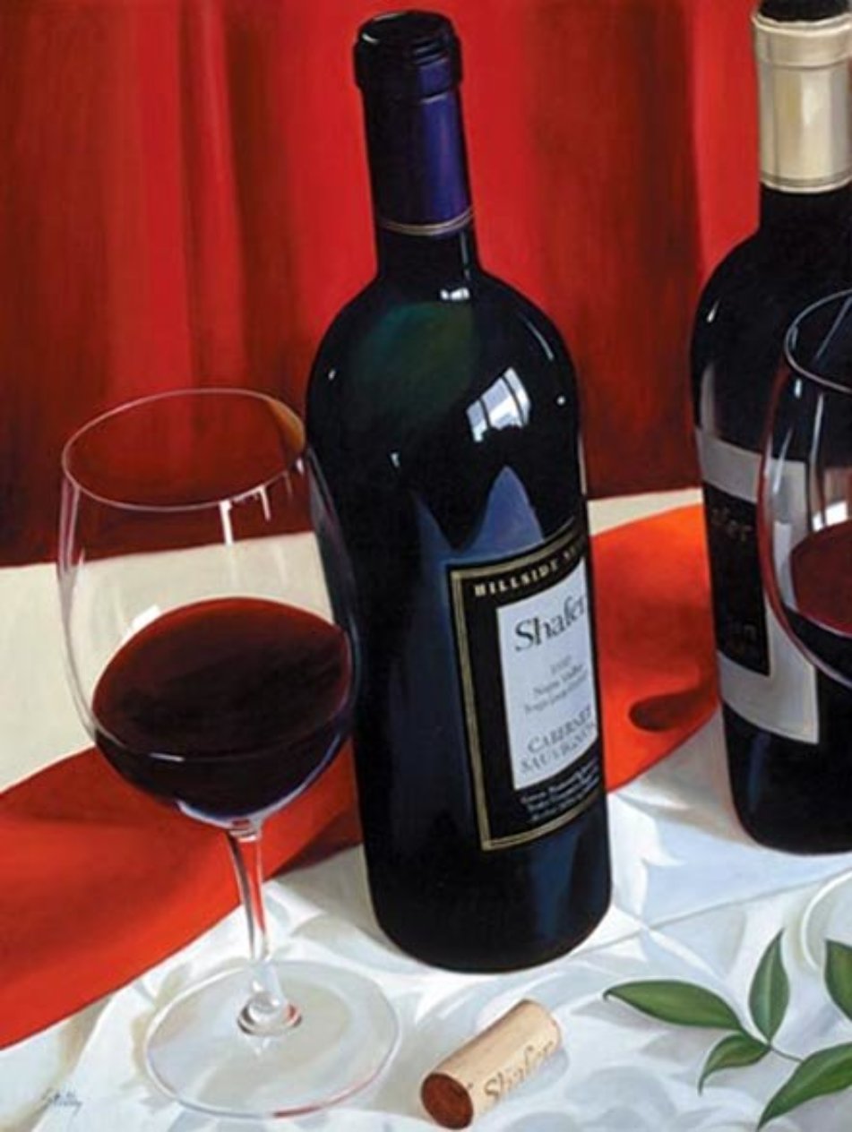 100 Percent Cabernet AP 1995 Limited Edition Giclee on Canvas by Thomas ...