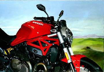 Monster in Tuscany 2019 24x35 Original Painting - Thomas Stiltz Monster in Tuscany 2019 24x35 Original Painting - Thomas Stiltz