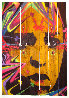 Untitled #6 (Face With Colors) 45x31 Huge Original Painting by  Stinkfish - 1