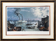 Hartford: City of Hartford - Arriving in 1870 1993 Limited Edition Print by John Stobart - 2 Hartford: City of Hartford - Arriving in 1870 1993 Limited Edition Print by John Stobart - 2