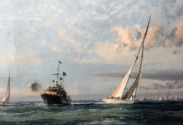 Triumph in America Australia II Winning America's Cup 1984 Limited Edition Print - John Stobart Triumph in America Australia II Winning America's Cup 1984 Limited Edition Print - John Stobart