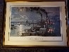 Pittsburgh the Sidewheel-steamer Dean Adams Arriving At the Point in 1880 1987 Limited Edition Print by John Stobart - 1