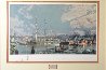 Mystic Seaport C. Morgan Chubbs Wharf Remarqued Limited Edition Print by John Stobart - 1