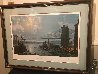 Cincinnati-Moonlight on the Ohio From the Public Landing AP 1880 Limited Edition Print by John Stobart - 1