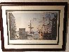 Portsmouth Merchants Row Overlooking Pascatagua River - Maine Limited Edition Print by John Stobart - 1