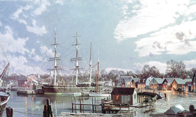 Mystic Seaport 1991 Limited Edition Print by John Stobart